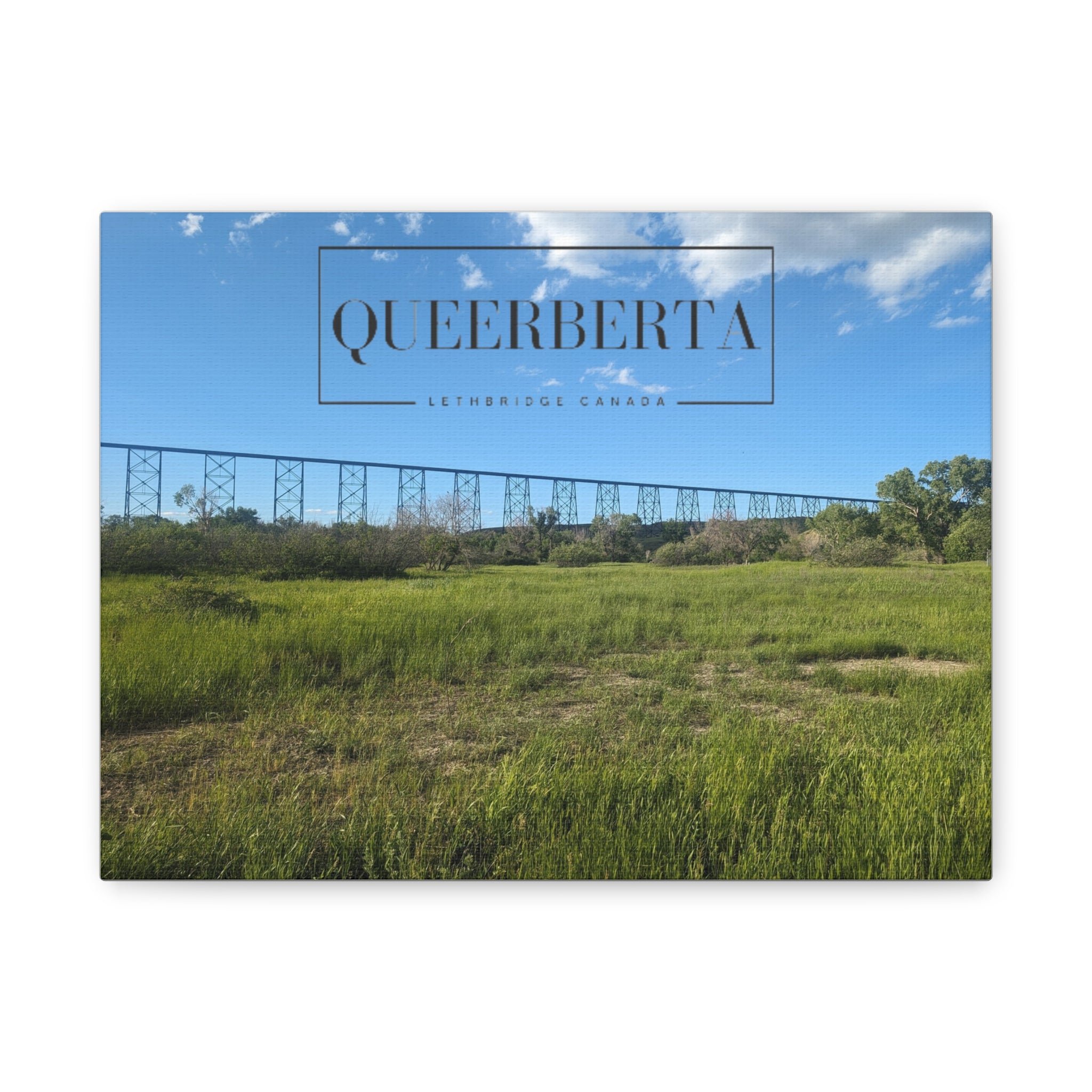 Pride Canvas | Lethbridge Queerberta | Lethbridge Canada Scenic Wall Art