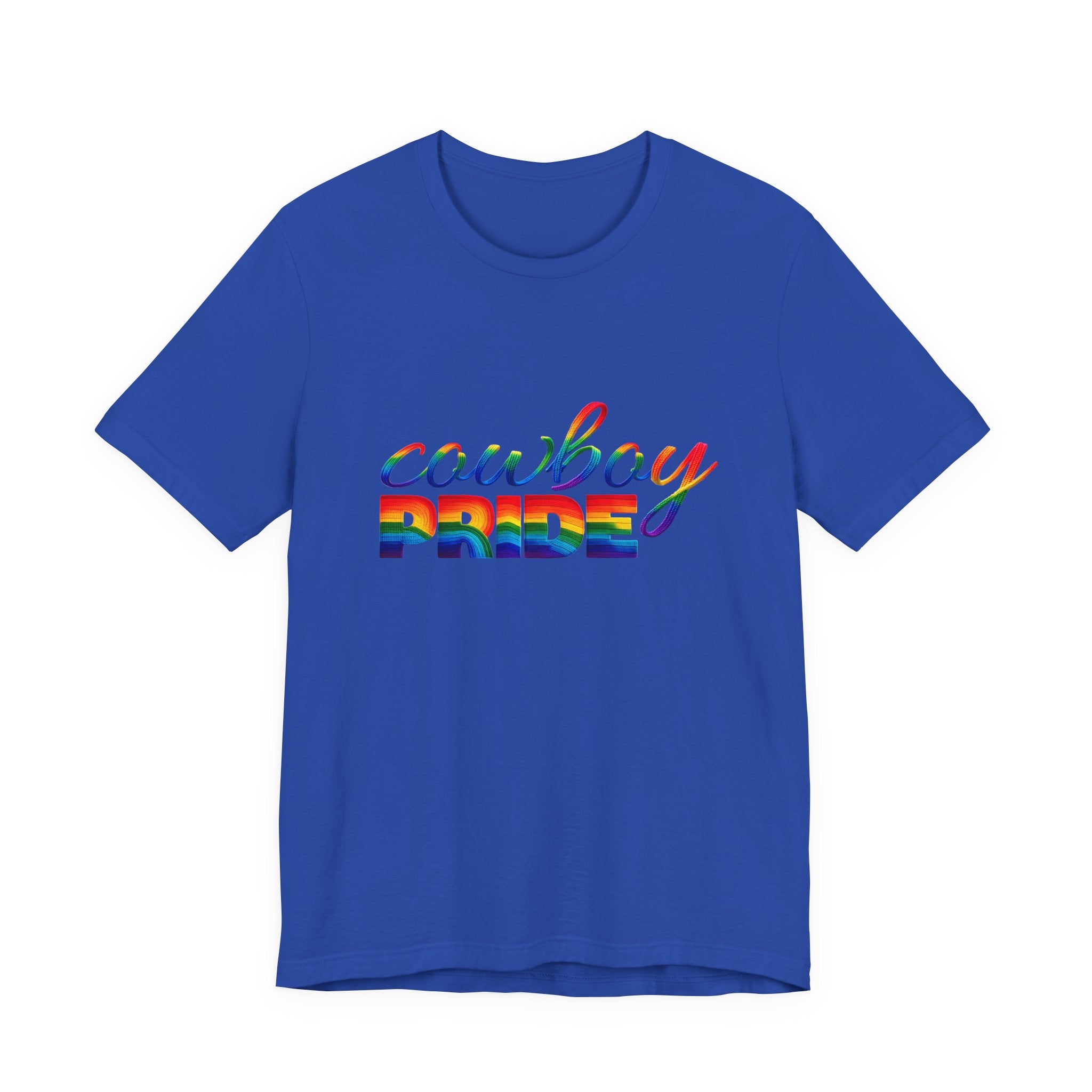 Cowboy Pride Rainbow T-Shirt — Rainbow LGBTQ+ Western Tee