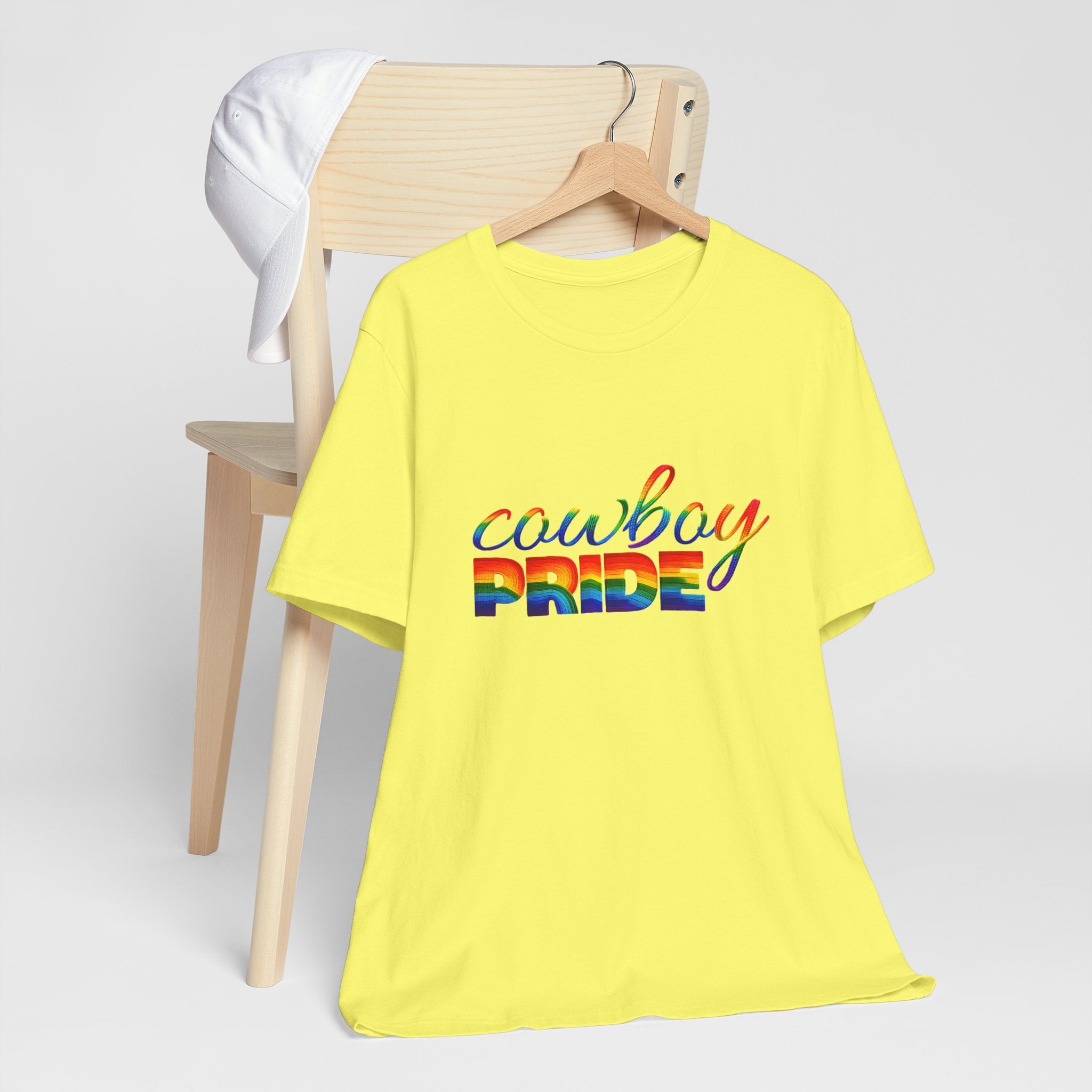 Cowboy Pride Rainbow T-Shirt — Rainbow LGBTQ+ Western Tee
