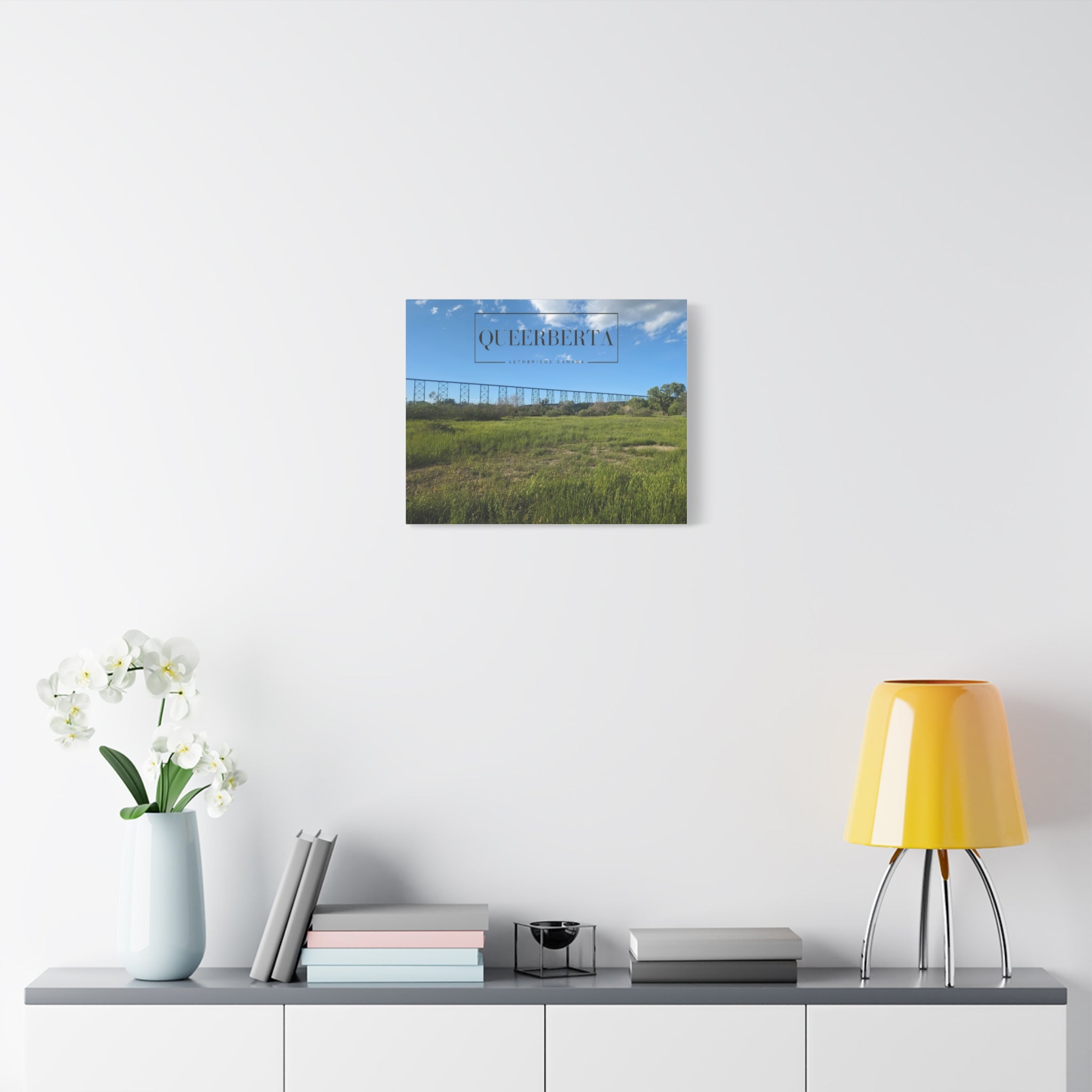 Pride Canvas | Lethbridge Queerberta | Lethbridge Canada Scenic Wall Art