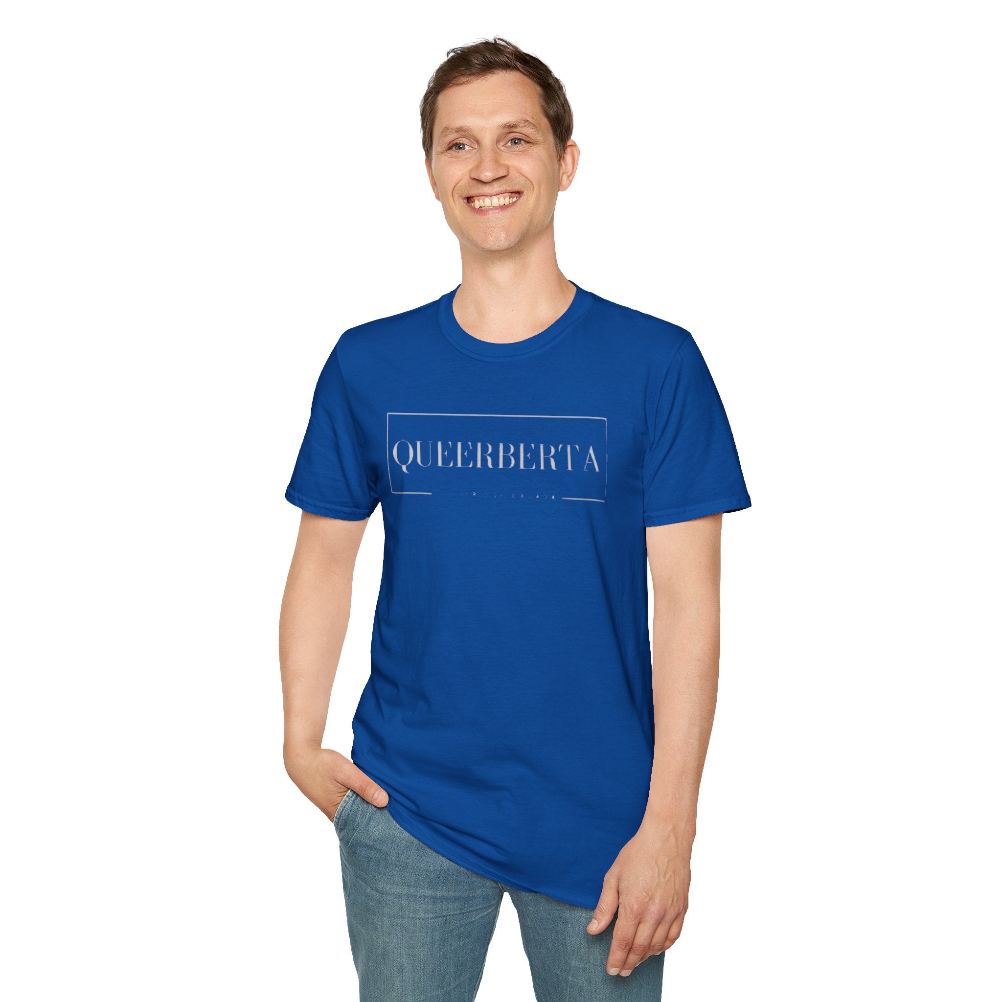 Lethbridge Queerberta | LGBTQ+ Pride Minimalist Logo Tee
