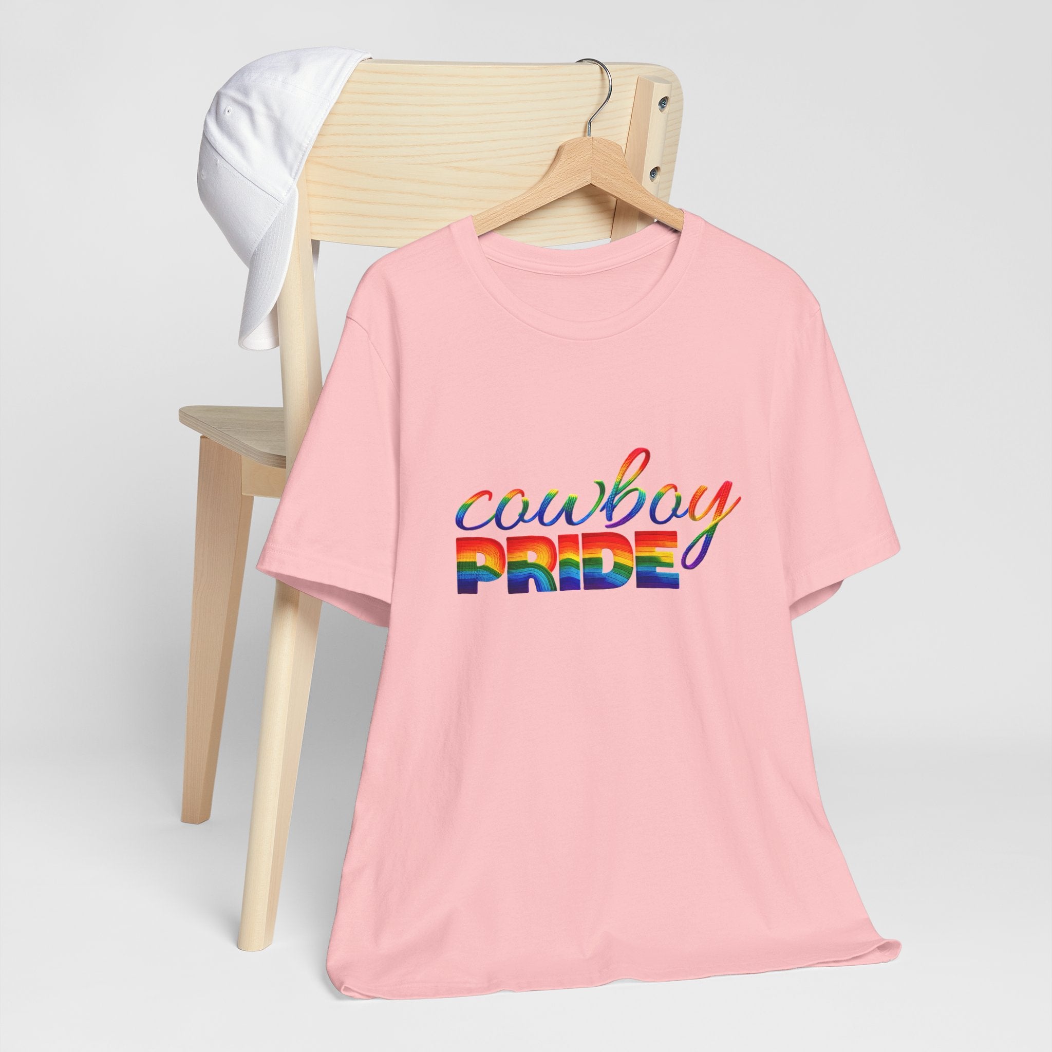 Cowboy Pride Rainbow T-Shirt — Rainbow LGBTQ+ Western Tee