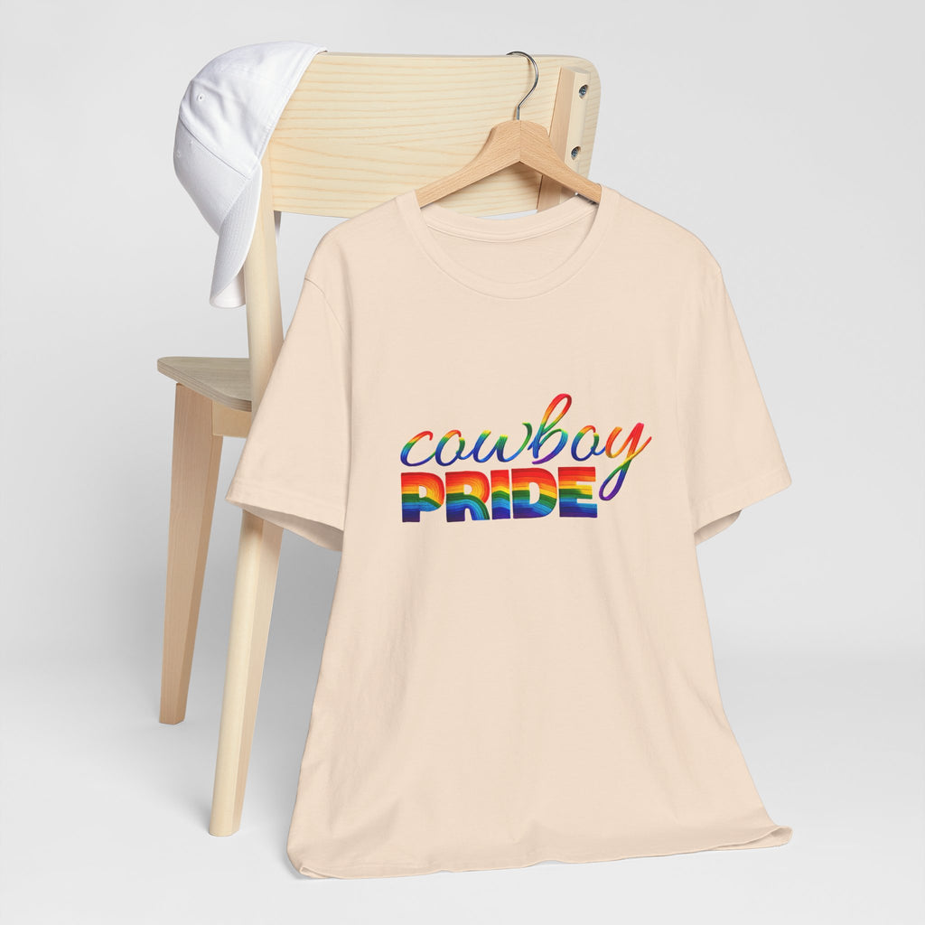 Cowboy Pride Rainbow T-Shirt — Rainbow LGBTQ+ Western Tee