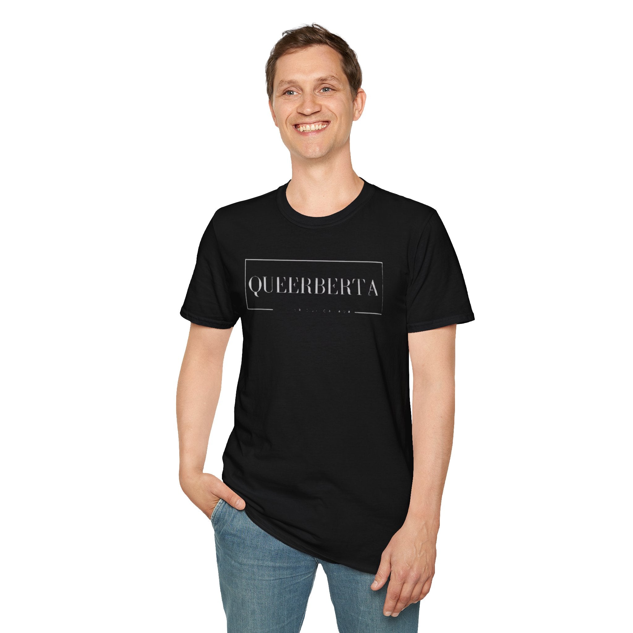 Lethbridge Queerberta | LGBTQ+ Pride Minimalist Logo Tee