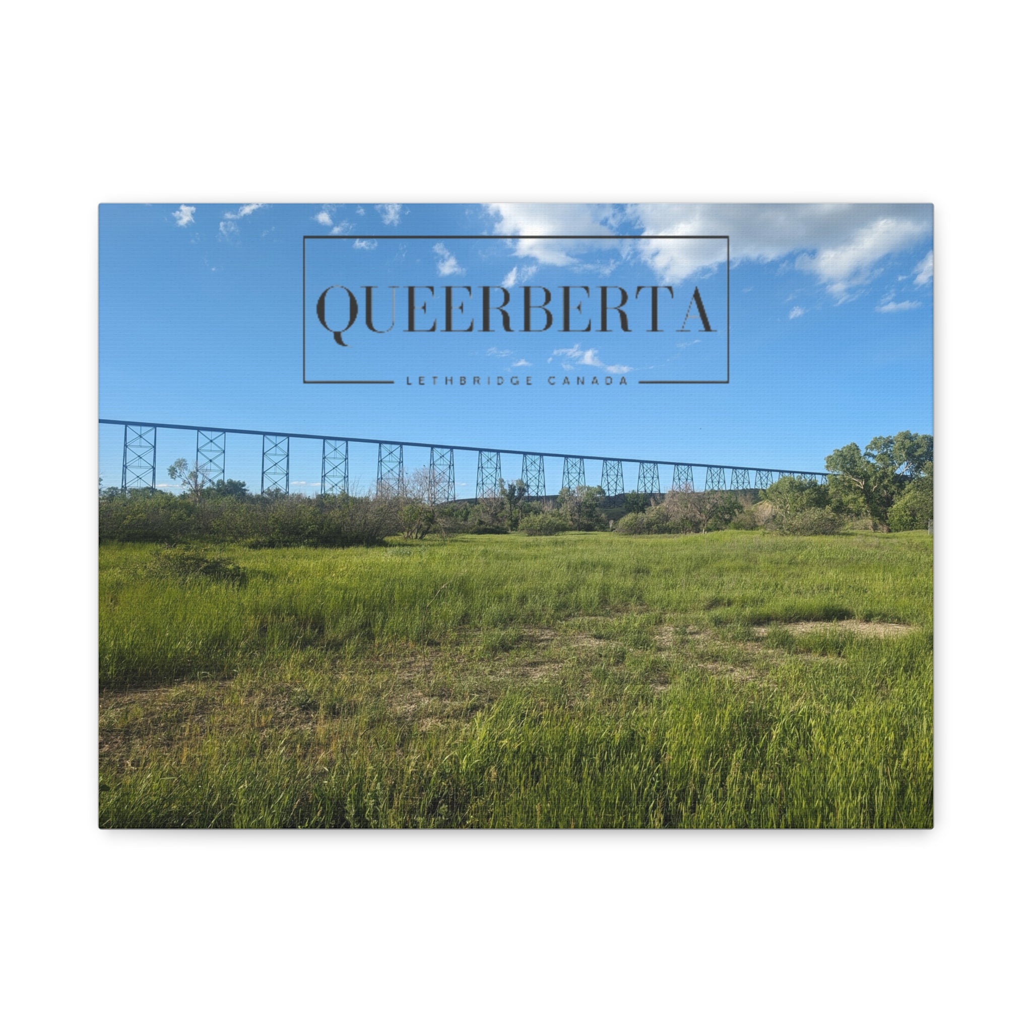 Pride Canvas | Lethbridge Queerberta | Lethbridge Canada Scenic Wall Art
