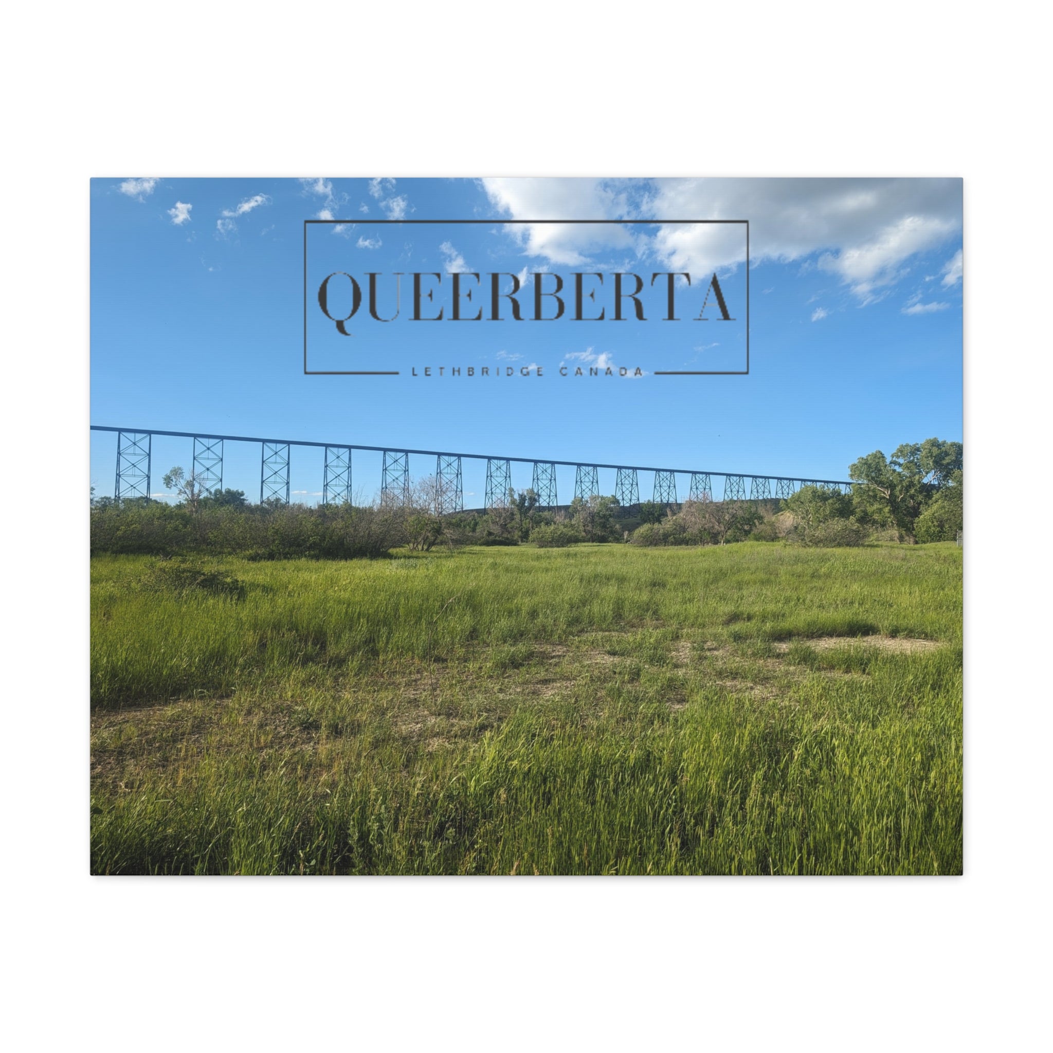 Pride Canvas | Lethbridge Queerberta | Lethbridge Canada Scenic Wall Art