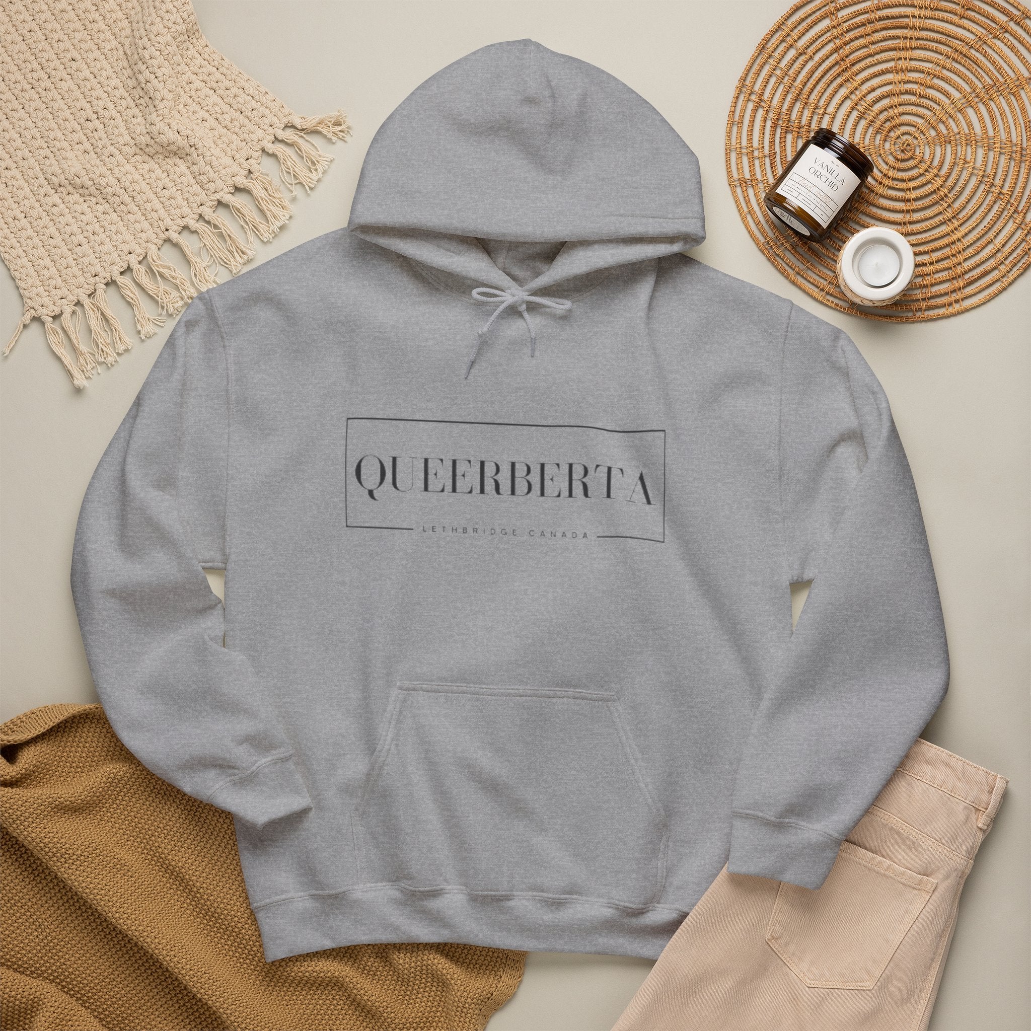 Pride Hoodie | Lethbridge Queerberta | LGBTQ+ Pride Pullover Hoodie
