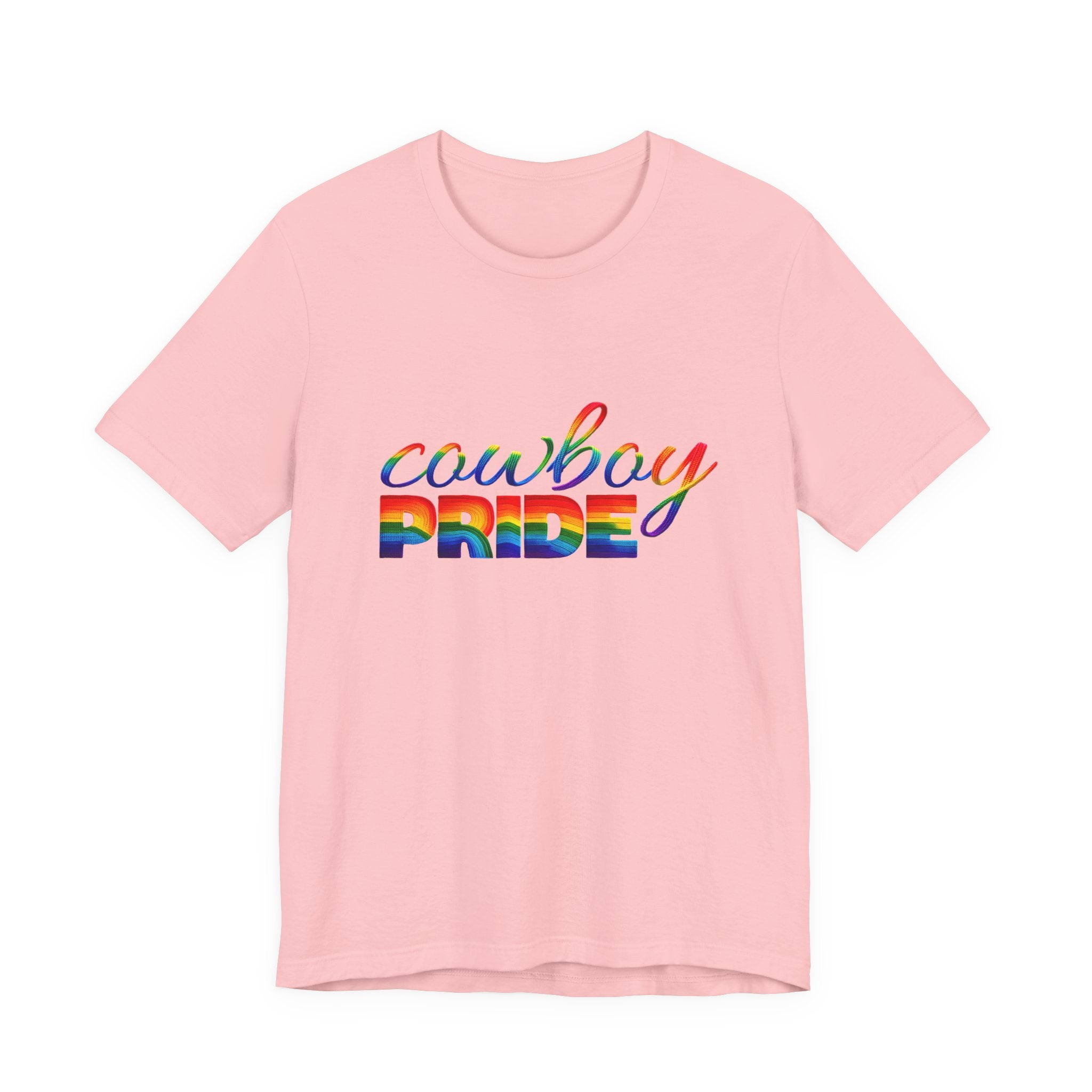 Cowboy Pride Rainbow T-Shirt — Rainbow LGBTQ+ Western Tee