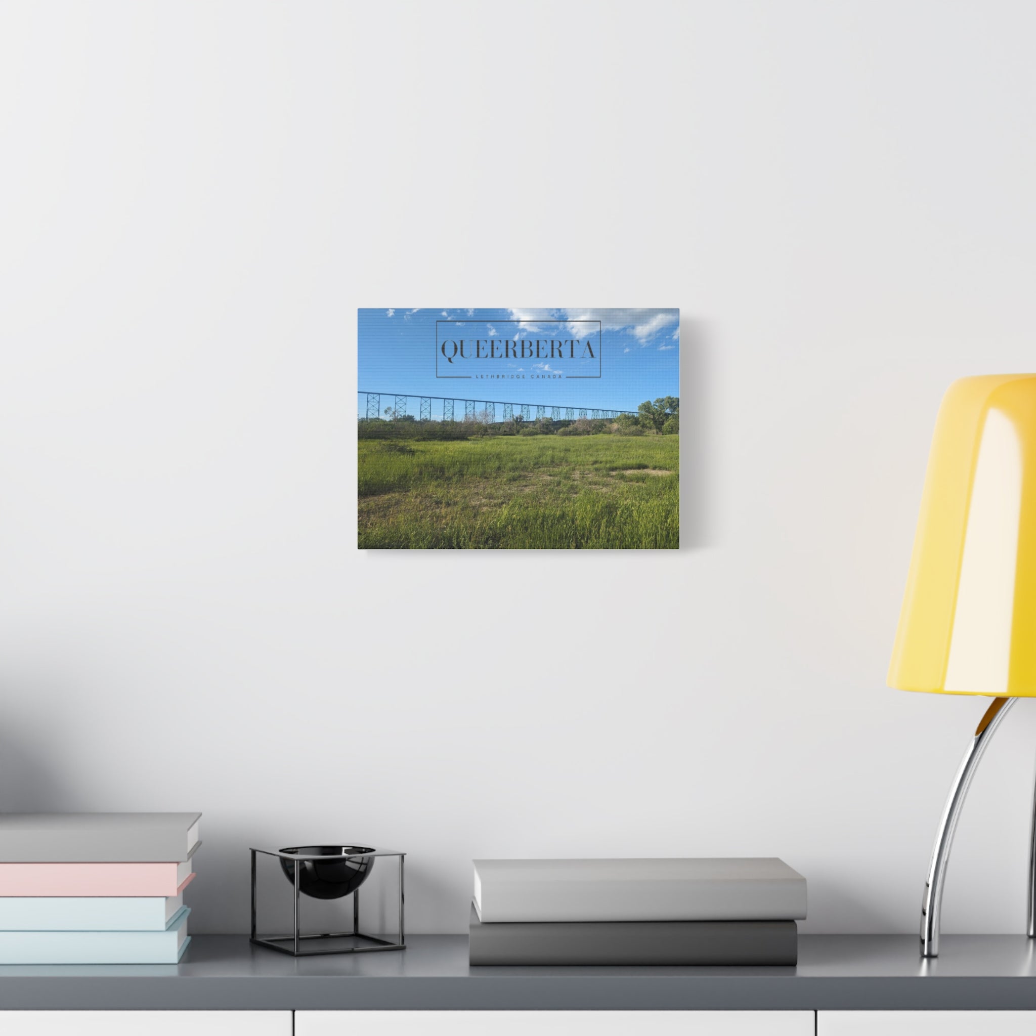 Pride Canvas | Lethbridge Queerberta | Lethbridge Canada Scenic Wall Art