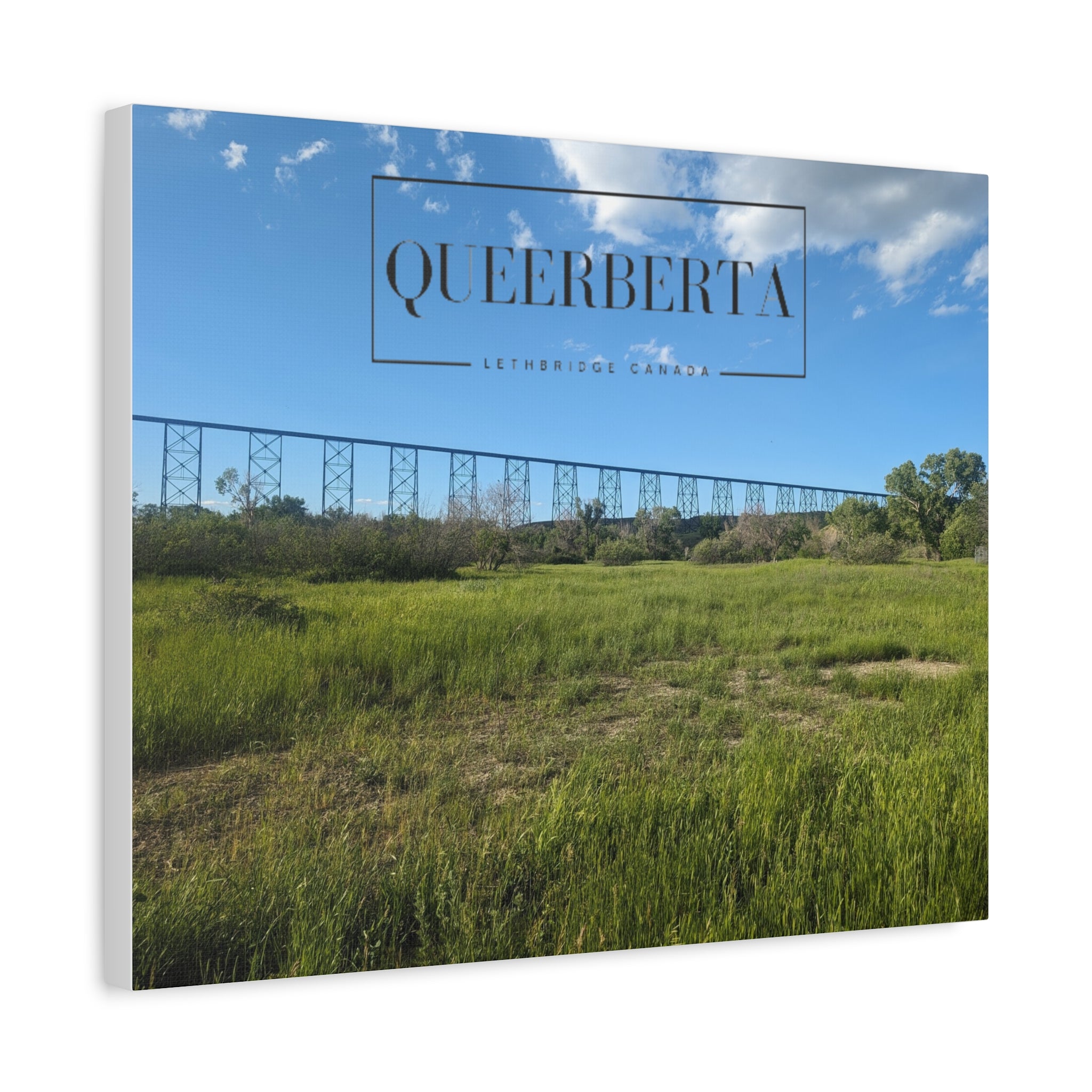 Pride Canvas | Lethbridge Queerberta | Lethbridge Canada Scenic Wall Art