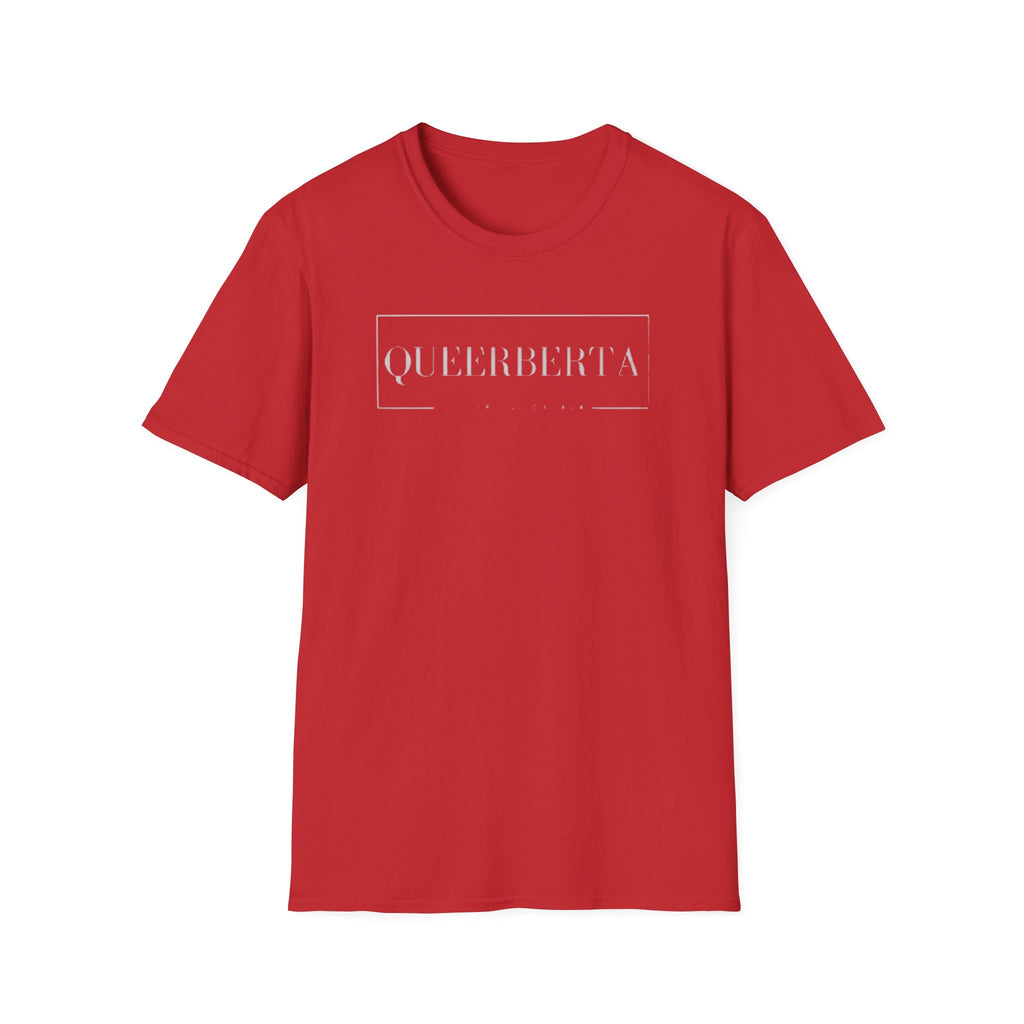 Lethbridge Queerberta | LGBTQ+ Pride Minimalist Logo Tee
