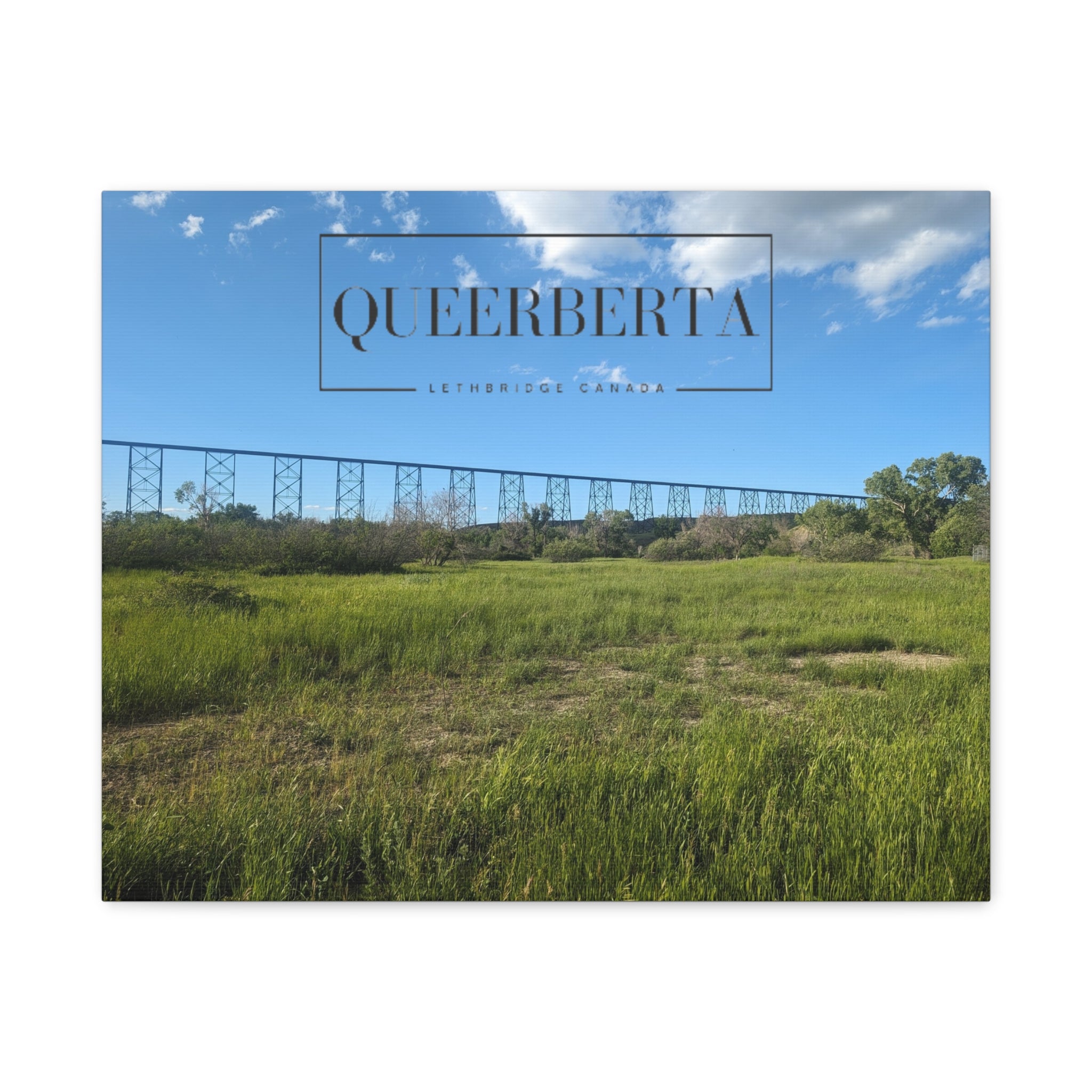 Pride Canvas | Lethbridge Queerberta | Lethbridge Canada Scenic Wall Art