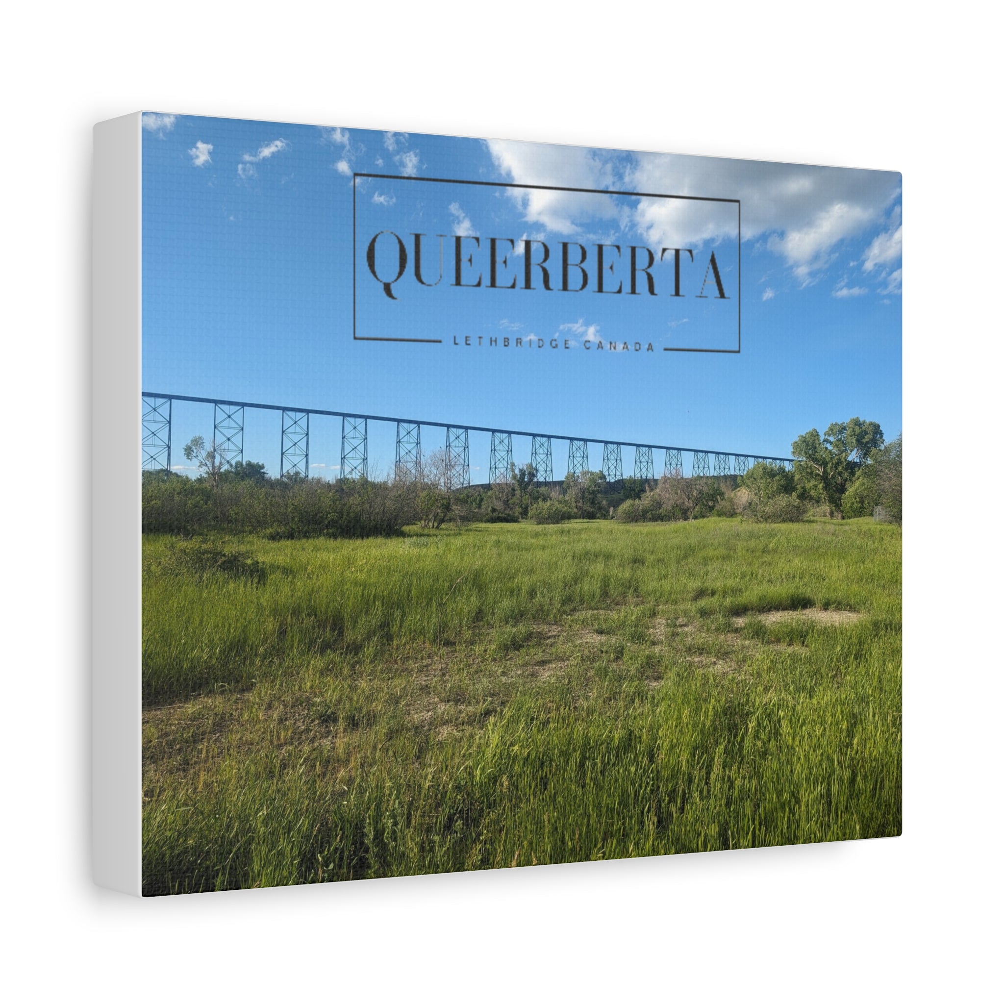 Pride Canvas | Lethbridge Queerberta | Lethbridge Canada Scenic Wall Art