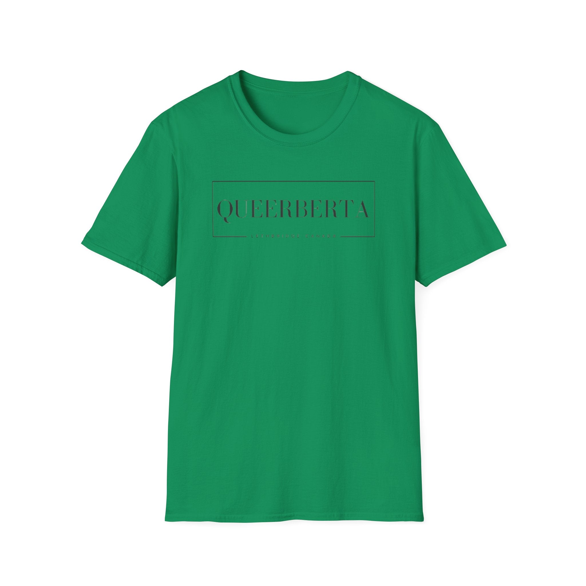 Lethbridge Queerberta | LGBTQ+ Pride Minimalist Logo Tee