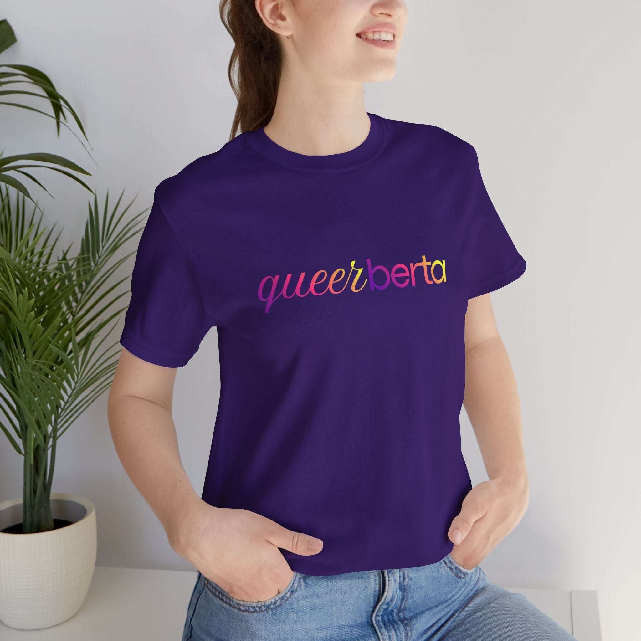 Pride QueerBerta Tee — Rainbow Pride T‑Shirt