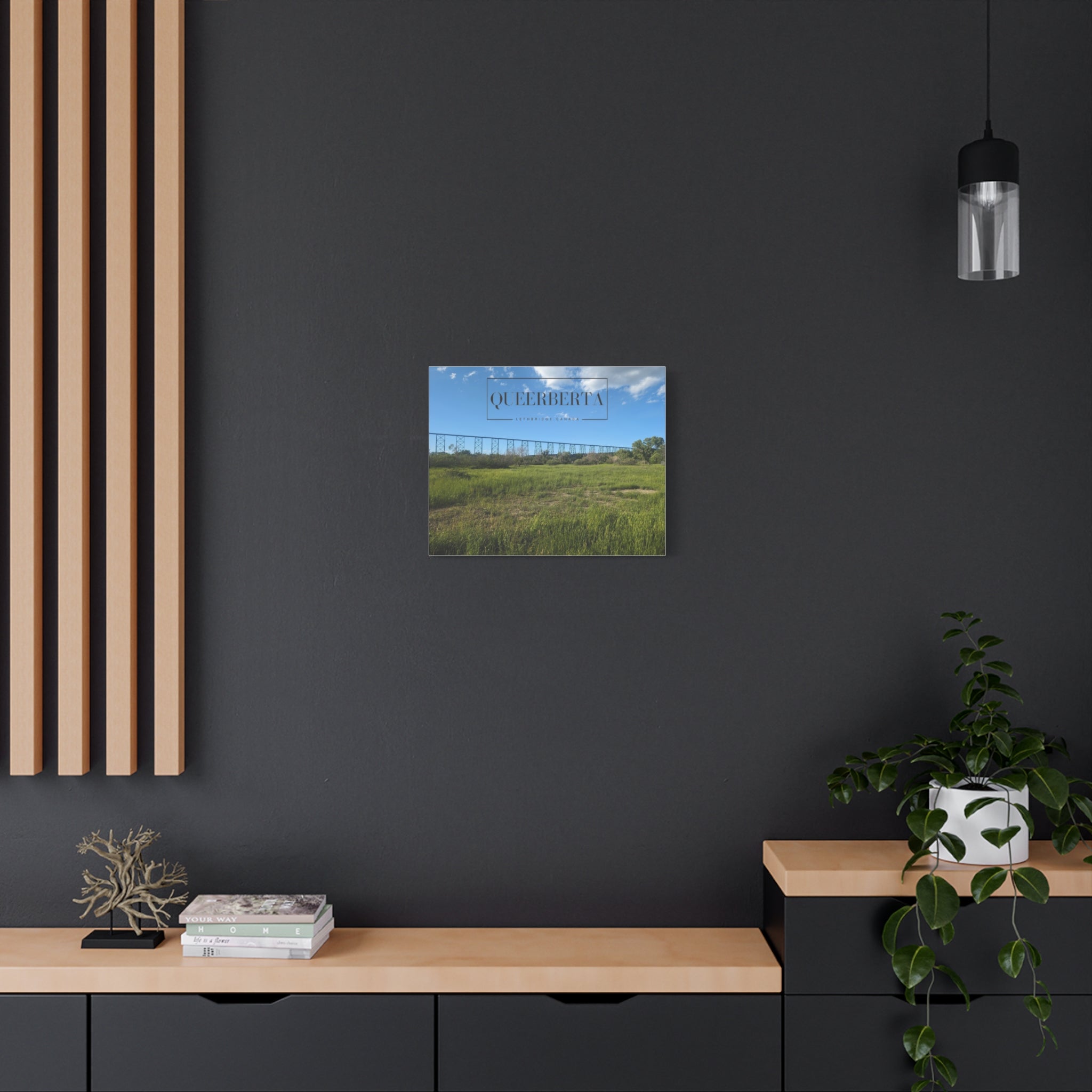 Pride Canvas | Lethbridge Queerberta | Lethbridge Canada Scenic Wall Art