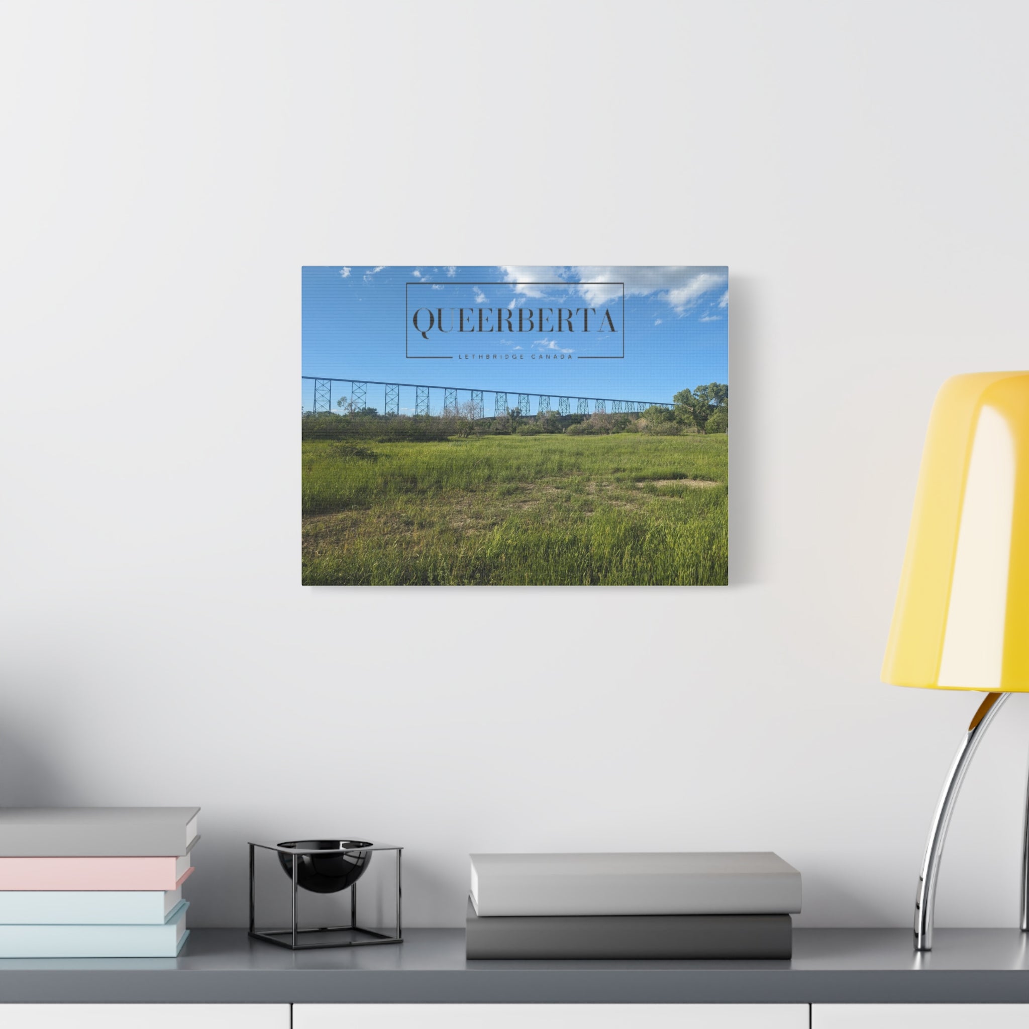 Pride Canvas | Lethbridge Queerberta | Lethbridge Canada Scenic Wall Art